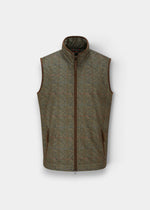 Didsmere Men's Technical Tweed Effect Gilet In Ackley - Regular Fit