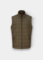 Didsmere Men's Technical Tweed Effect Gilet In Firth - Regular Fit