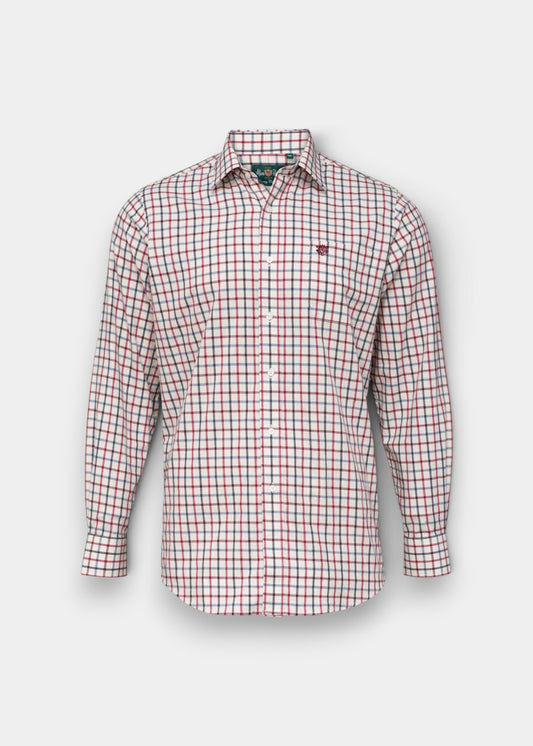 Ilkley Children's Country Check Shirt In Red