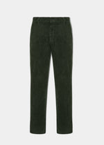 Cordhose für Herren in Oliv