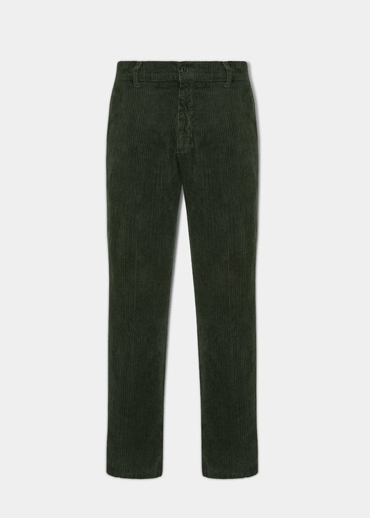 Cordhose für Herren in Oliv