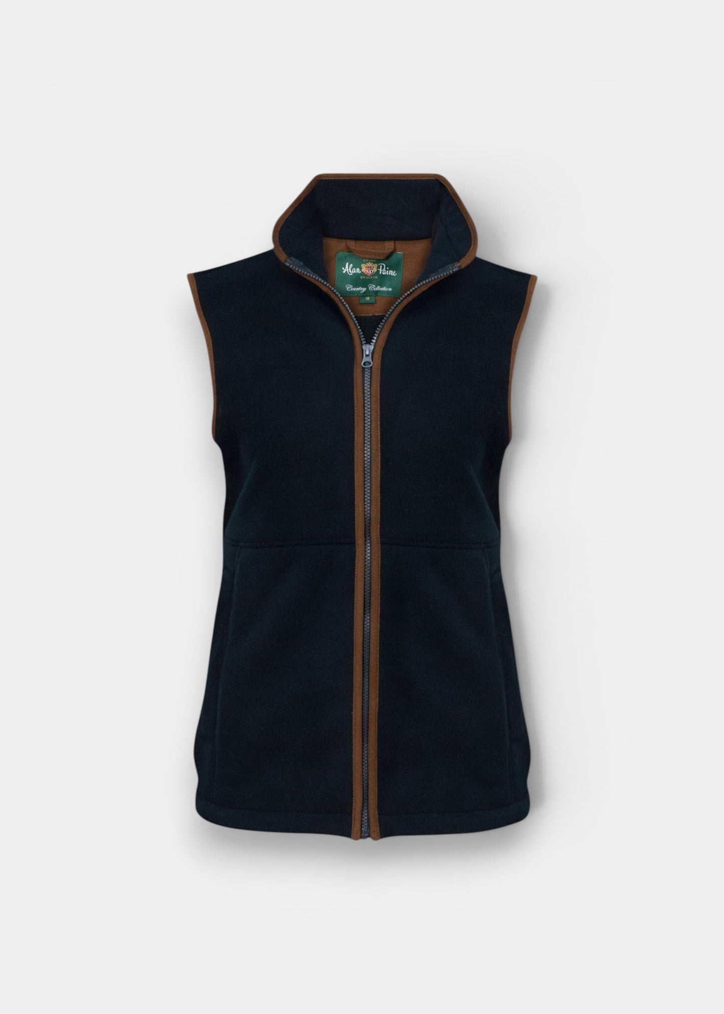 Aylsham Ladies Fleece Gilet In Dark Navy - Regular Fit