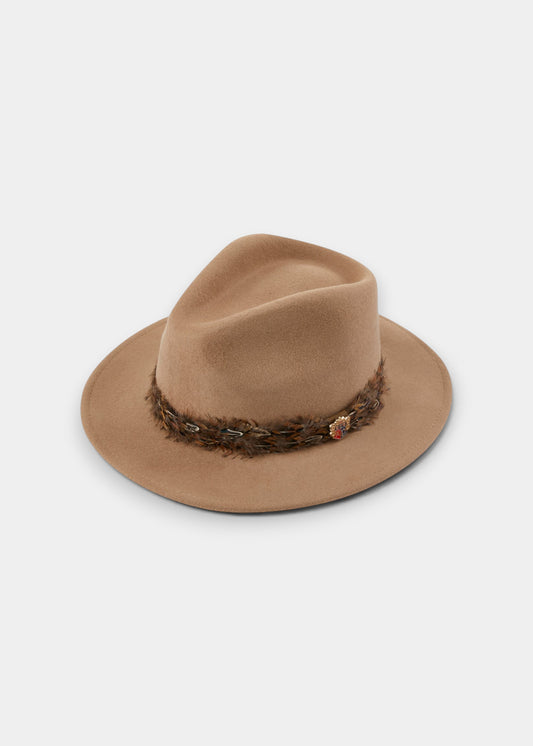 Richmond Ladies Fedora In Mink