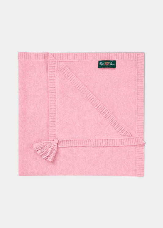 Kaschmir-Babydecke – Rosa