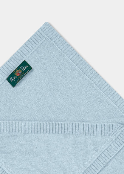 Kaschmir-Babydecke – Babyblau