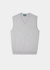 Ellerby Baumwoll-Kaschmir-Pullover in Taubenblau