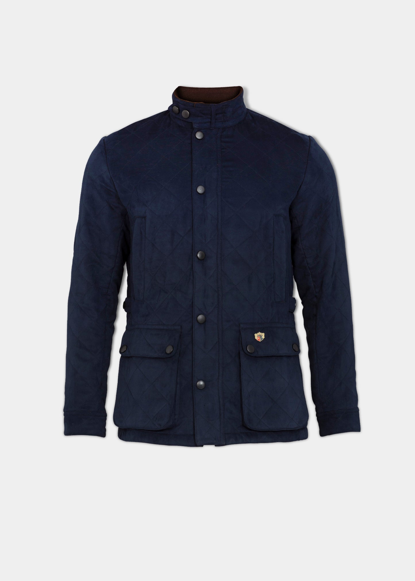 Felwell Herren-Steppjacke in dunklem Marineblau – normale Passform