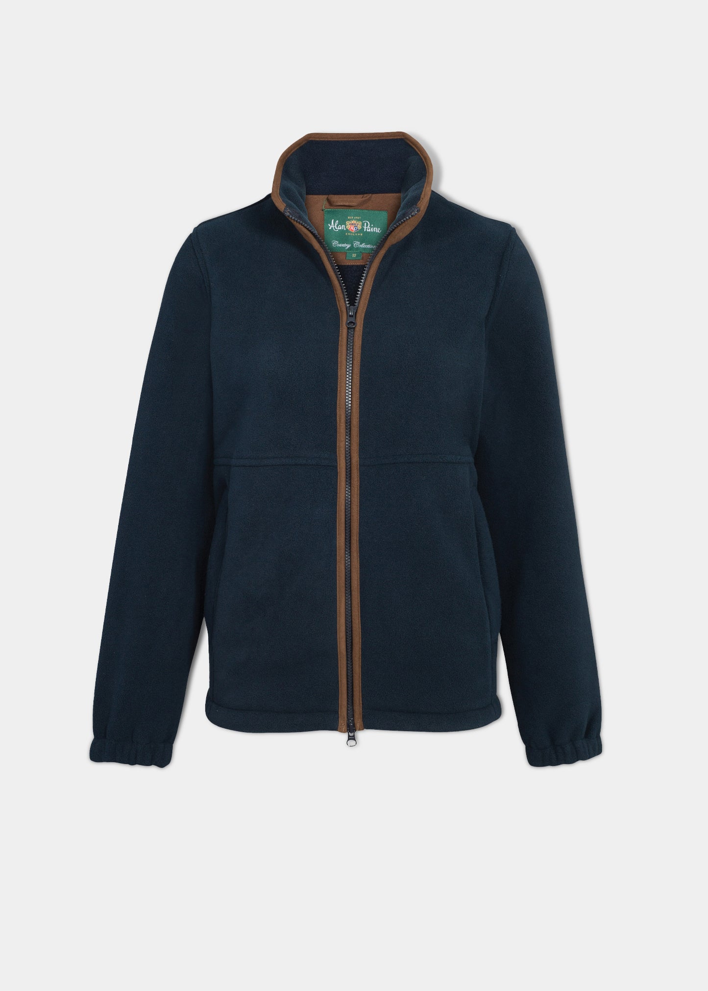 Aylsham Damen-Fleecejacke in dunklem Marineblau – normale Passform