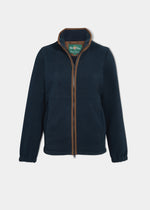 Aylsham Damen-Fleecejacke in dunklem Marineblau – normale Passform