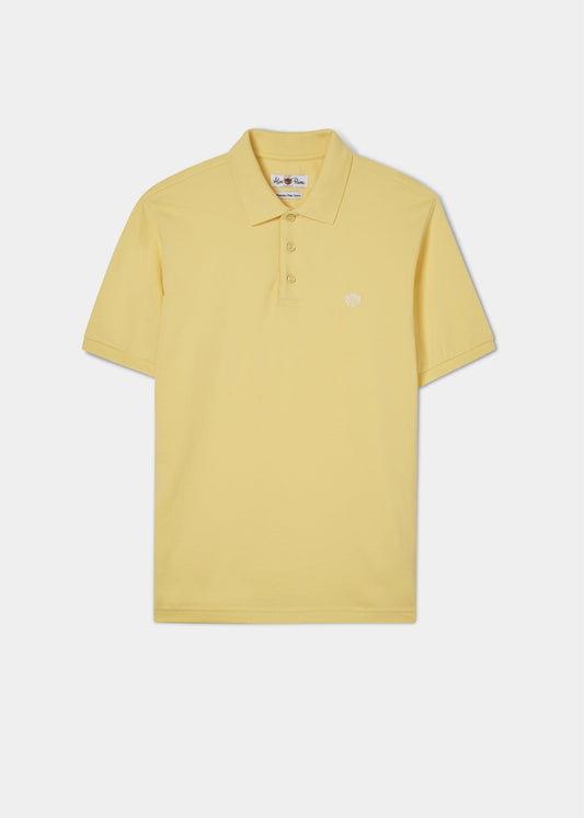 Fritton Piqué-Poloshirt in Zitrone